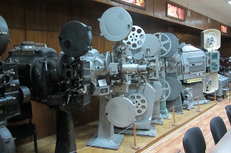 Экспозиция кинопроекционной аппаратуры