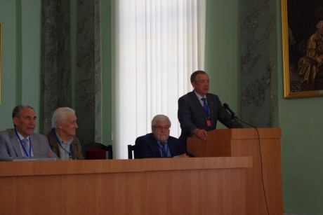 Приветственное слово ректора РГПУ им. А.И.Герцена В.П. Соломина.